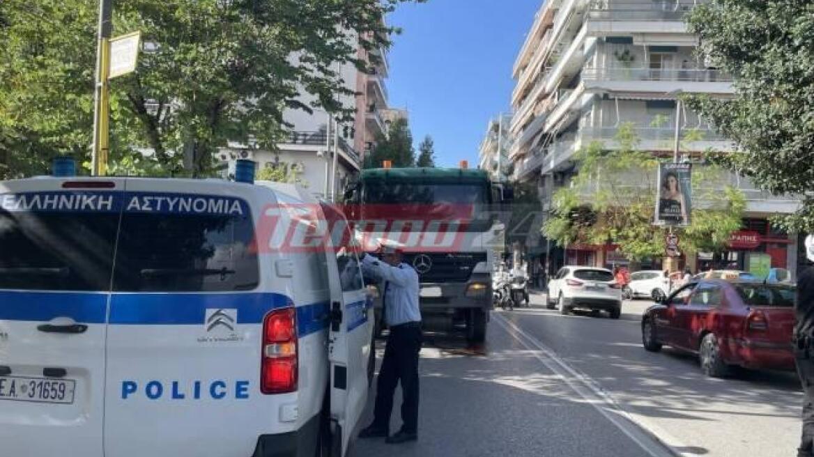 Τροχαίο στην Πάτρα - Φορτηγό παρέσυρε πεζό