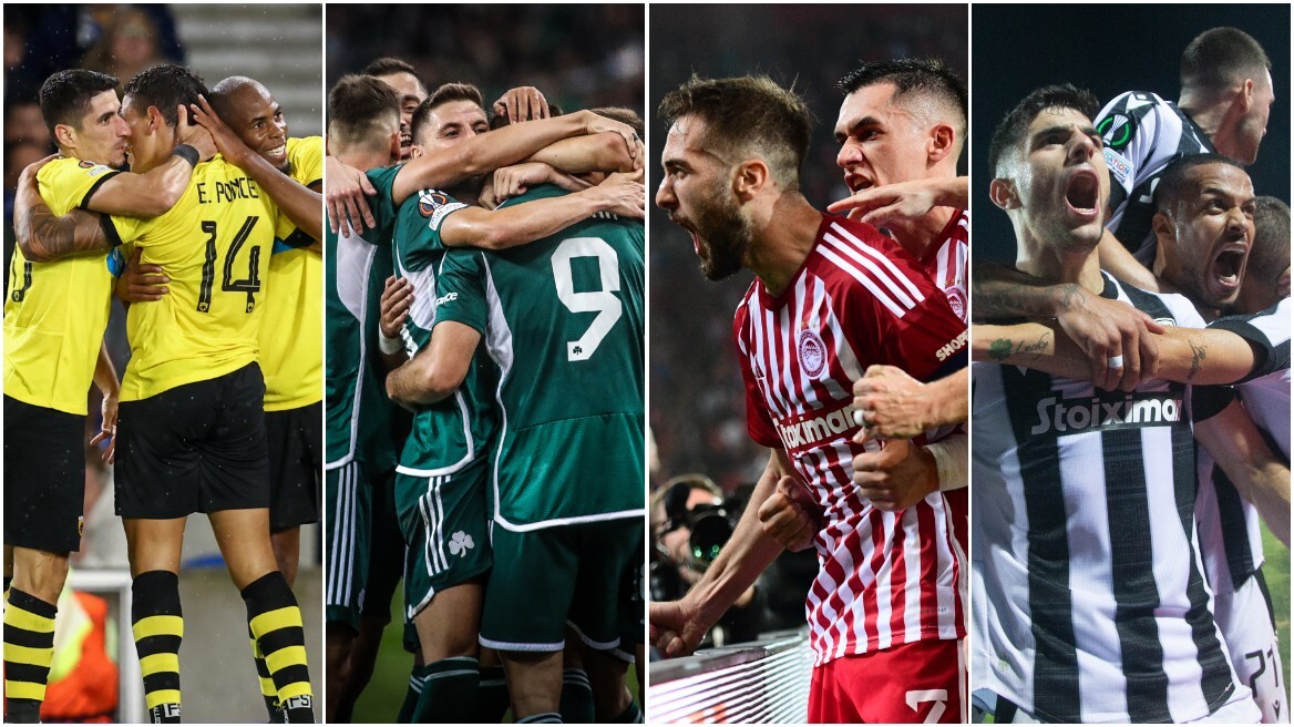 Super League: Ο δρόμος μέχρι τα Χριστούγεννα - Το πρόγραμμα Παναθηναϊκού, Ολυμπιακού, ΑΕΚ και ΠΑΟΚ