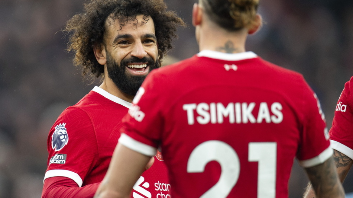 Premier League, Λίβερπουλ - Μπρέντφορντ 3-0: Τσιμίκας έκοβε, Σαλάχ έραβε για τους Reds - Δείτε τα γκολ 