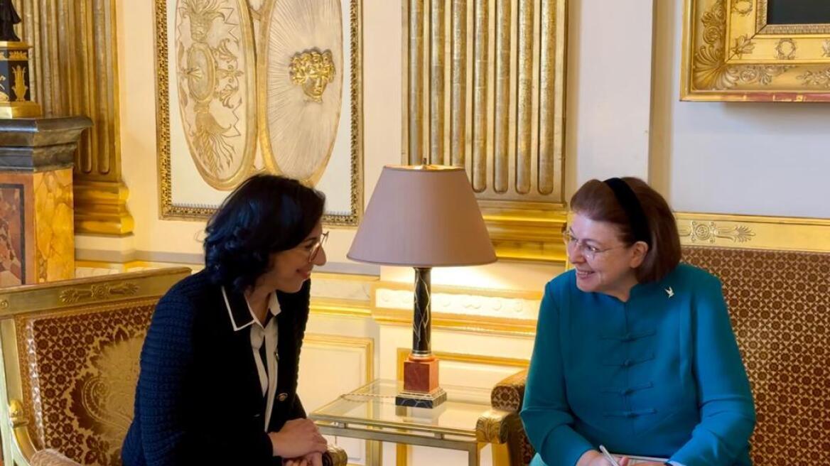 Λίνα Μενδώνη: Ζήτησε τη συνδρομή της Γαλλίδας ομολόγου της για μια μόνιμη στέγη του σύγχρονου ελληνικού πολιτισμού στο Παρίσι