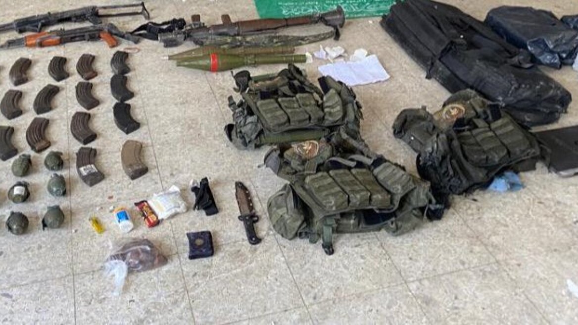 Πόλεμος στο Ισραήλ: Βλήματα όλμου και όπλα βρήκαν οι IDF κρυμμένα σε νηπιαγωγείο και σχολείο στη Γάζα