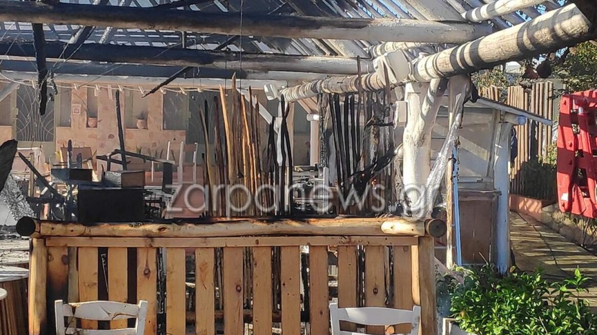 Μεγάλη φωτιά σε εστιατόριο στο Μαράθι Χανίων - Αναφορές για δύο τραυματίες με εγκαύματα