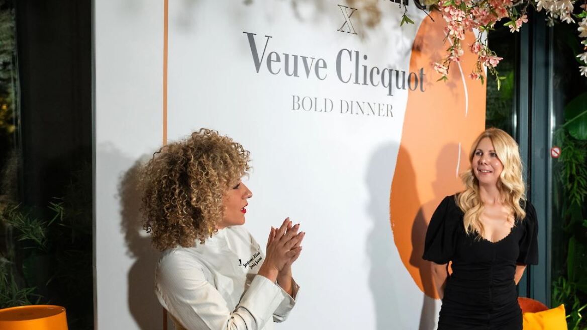 Bold Conversations από τη Veuve Clicquot σε συνεργασία με το Marie Claire: Δείπνο με τη σεφ Γεωργιάννα Χιλιαδάκη 