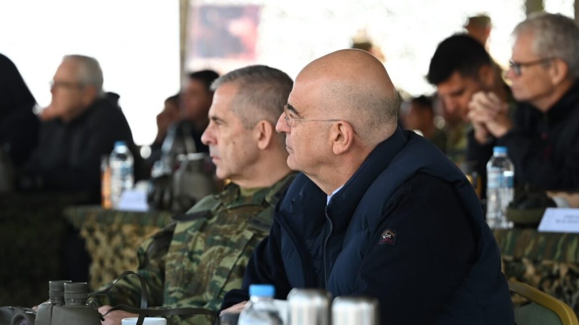 Μήνυμα Δένδια από τη Θράκη για τον αναθεωρητισμό - Παρακολούθησε την τελική φάση της άσκησης «Olympic Cooperation 23»