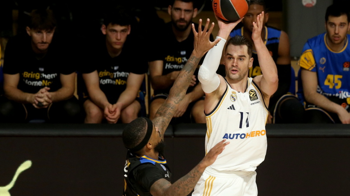 Euroleague, Μακάμπι - Ρεάλ Μαδρίτης 70-99: Ισοπεδωτικοί Πρωταθλητές, δεν σταμάτησαν ούτε στο Βελιγράδι (βίντεο)
