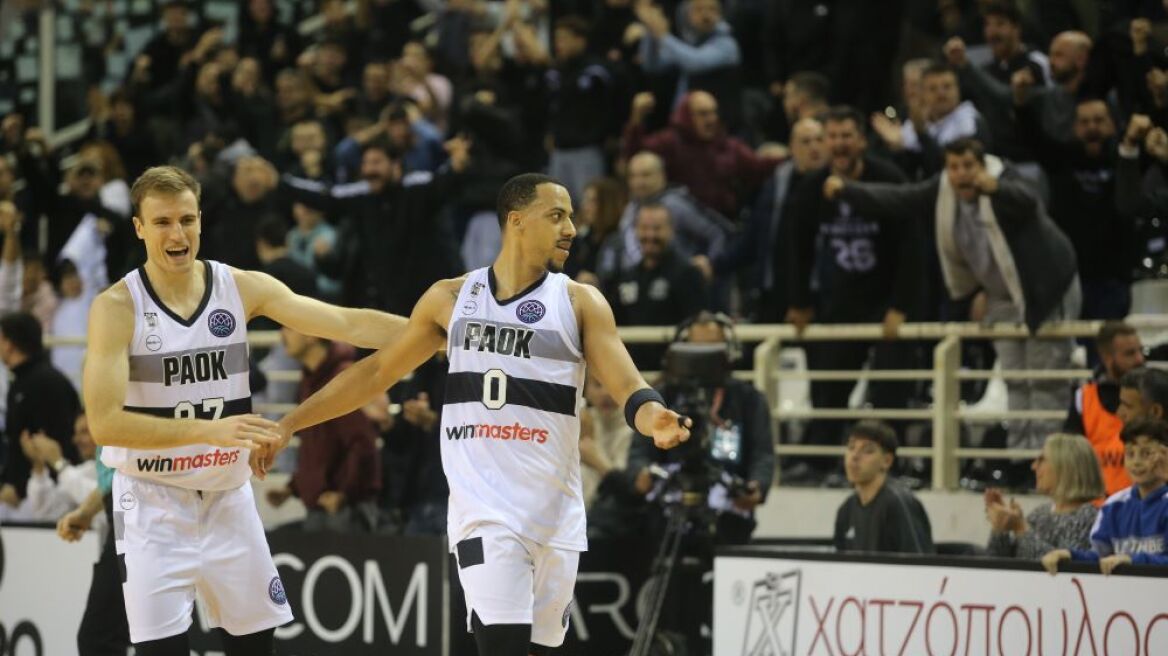 Basketball Champions League, ΠΑΟΚ - Μπενφίκα 76-74: Κλείδωσε το play-in, πάει για την πρωτιά