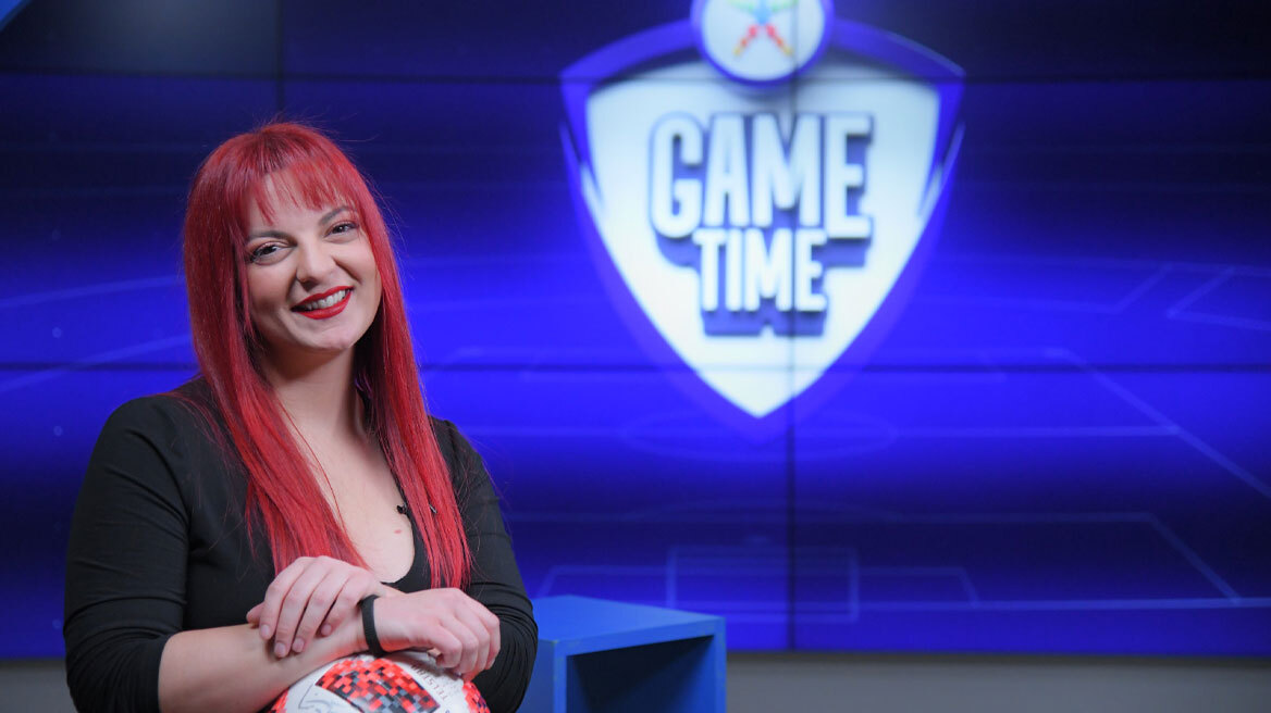 ΟΠΑΠ Game Time: Η Χρύσα Κατσαρίνη για την ΑΕΚ, το stand-up comedy και τον Γιώργο Λάνθιμο