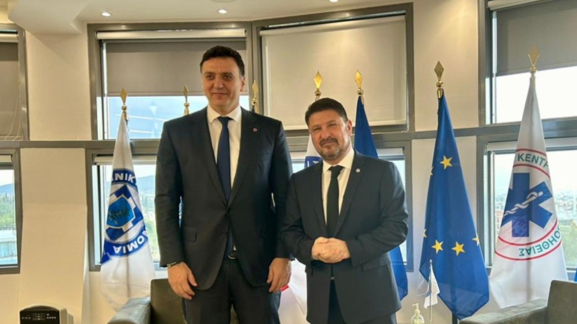 Συνάντηση Χαρδαλιά - Κικίλια: Απόλυτη προτεραιότητα η πρόληψη και η ασφάλεια των πολιτών