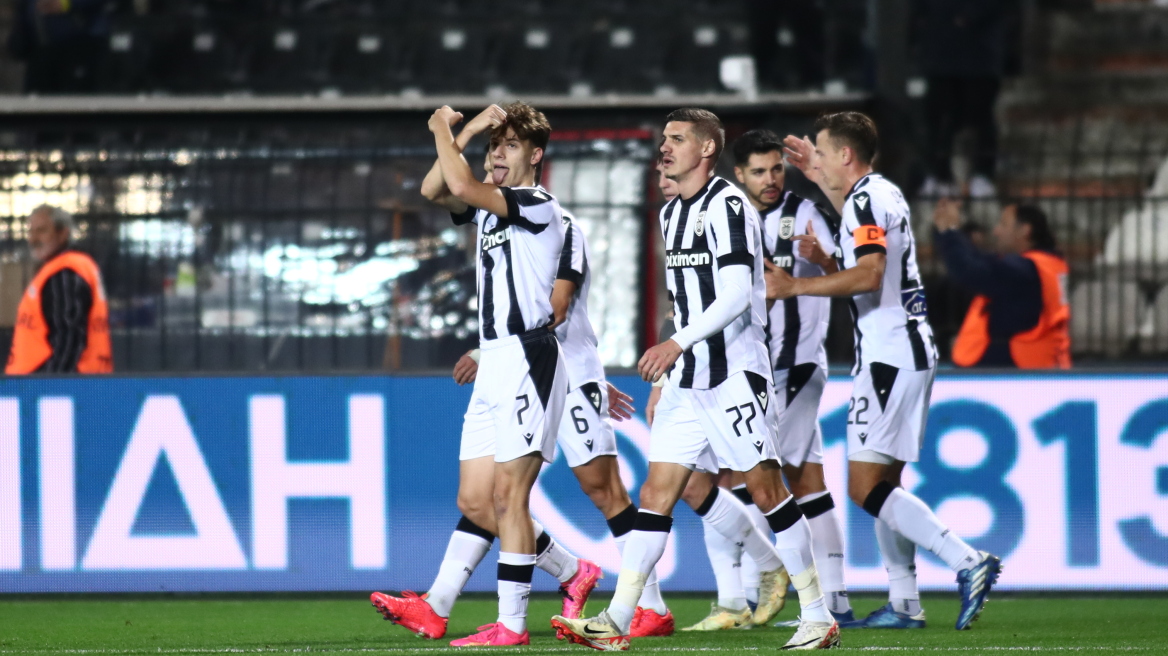 Stoiximan Super League 1, ΠΑΟΚ-Λαμία 3-0: Με φόρα από την Φρανκφούρτη - Δείτε τα γκολ 