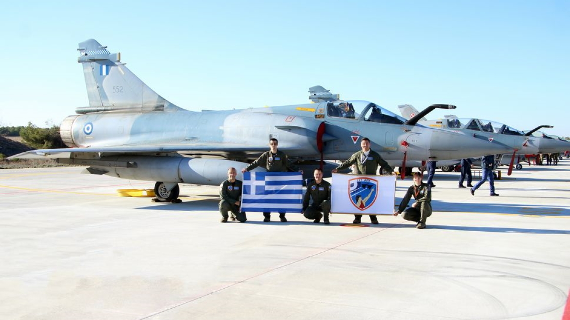 Δύο Mirage 2000-5 της 331 Μοίρας στην αεροπορική βάση Los Llanos της Ισπανίας