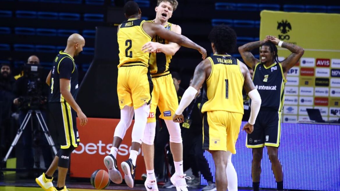 Stoiximan Basket League, ΑΕΚ - Μαρούσι 91-89: Πήρε το θρίλερ με buzzer beater του Κουζμίνσκας