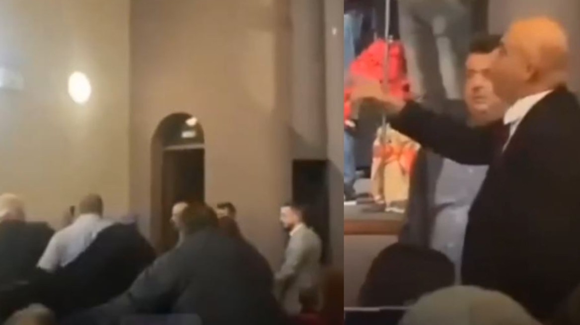 Λέρος: Επεισοδιακή η ορκωμοσία του νέου δημοτικού συμβουλίου με προπηλακισμούς, σπρωξίματα και βρισιές - Δείτε βίντεο