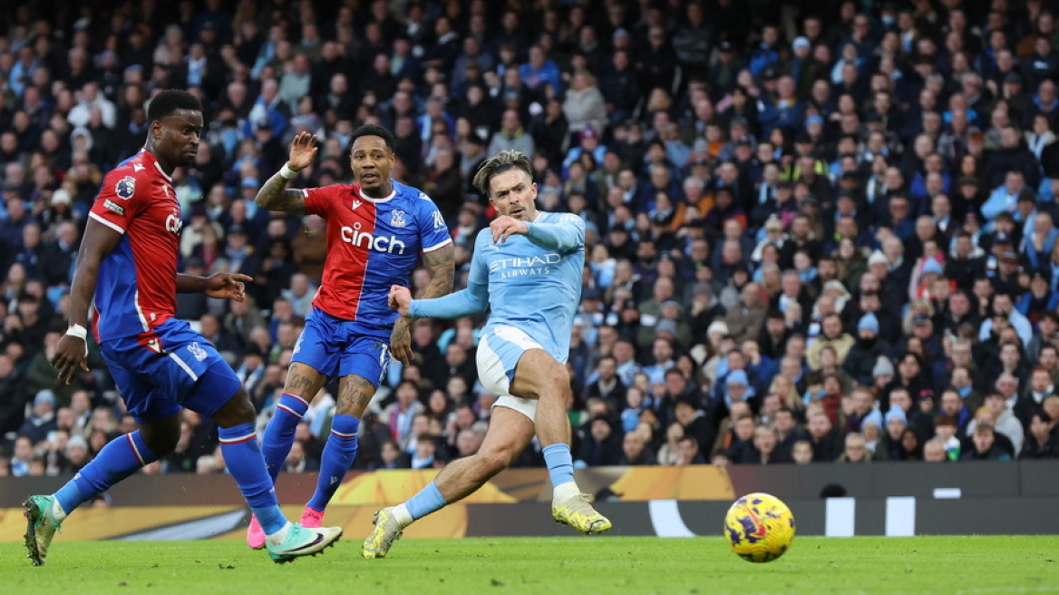 Premier League, Μάντσεστερ Σίτι - Κρίσταλ Πάλας 2-2: Νέα γκέλα για τους πρωταθλητές - Δείτε τα γκολ 