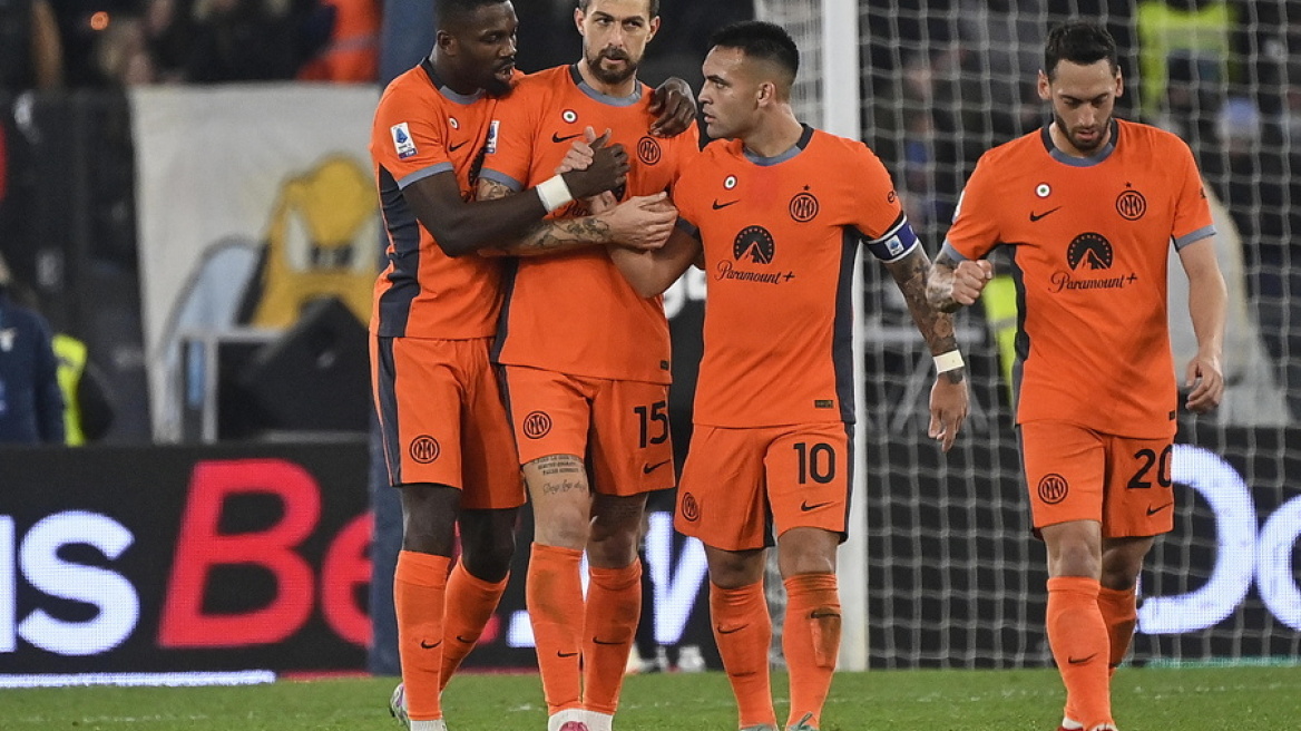 Λάτσιο - Ίντερ 0-2, διπλό και στο +4 από τη Γιούβε - Δείτε τα γκολ