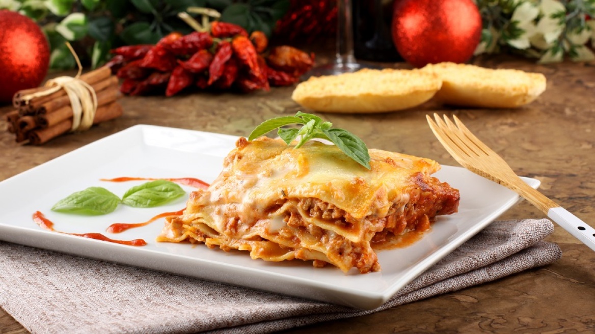 Λαζάνια με Μπεσαμέλ