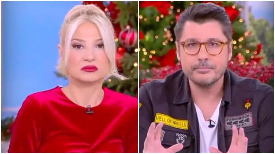 Φαίη Σκορδά: Η on air διαφωνία με τον Λάμπρο Κωνσταντάρα για τις προσωπικές ερωτήσεις στον Πύρρο Δήμα