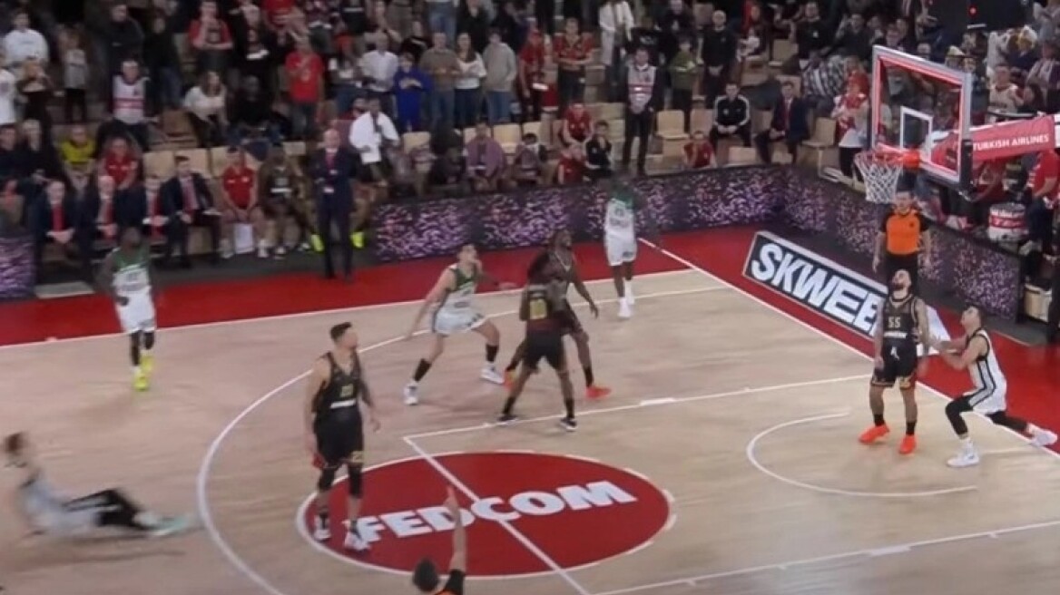 Παναθηναϊκός: Σλούκας και Ναν πανηγύριζαν το τρίποντο του Γκριγκόνις πριν καν μπει - Δείτε βίντεο