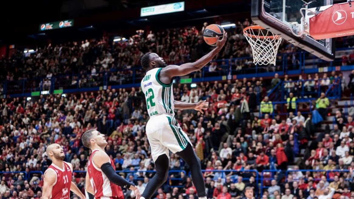 Euroleague, Αρμάνι Μιλάνο-Παναθηναϊκός 68-76: Η δεύτερη σερί εκτός έδρας νίκη τον έφερε στην 4η θέση της βαθμολογίας