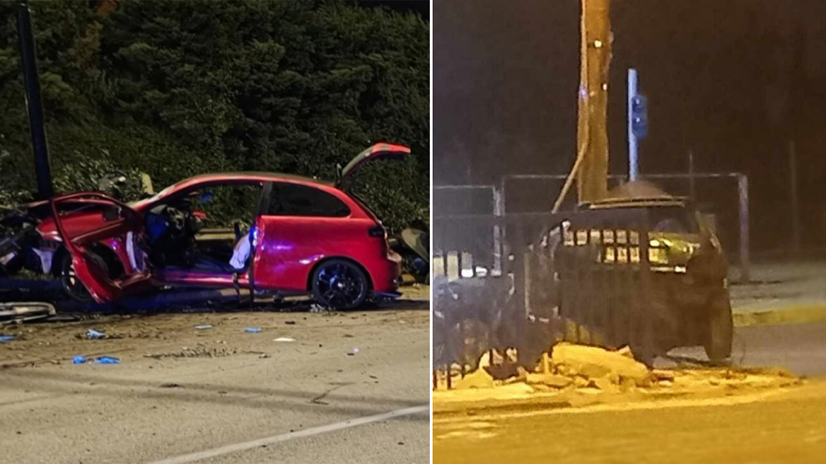 Δύο τροχαία σε Βριλήσσια και Πέραμα - Δύο νεκροί, 17 και 18 ετών και δύο σοβαρά τραυματίες