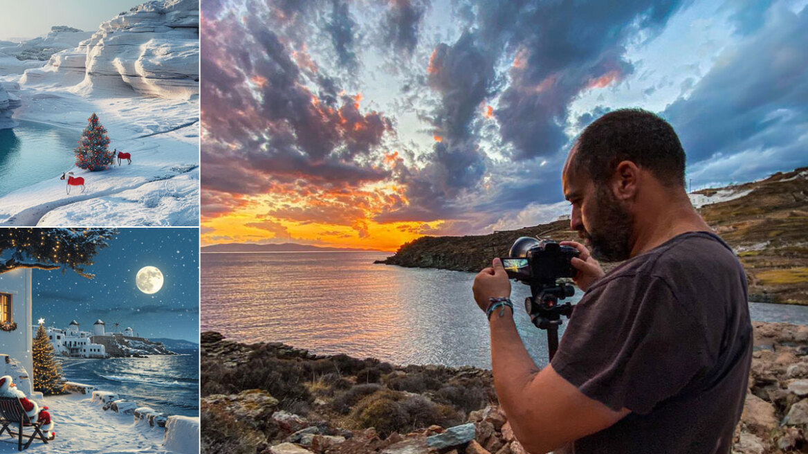 Ένας βραβευμένος φωτογράφος κάνει τον Άι Βασίλη σύμβολο της Ελλάδας!