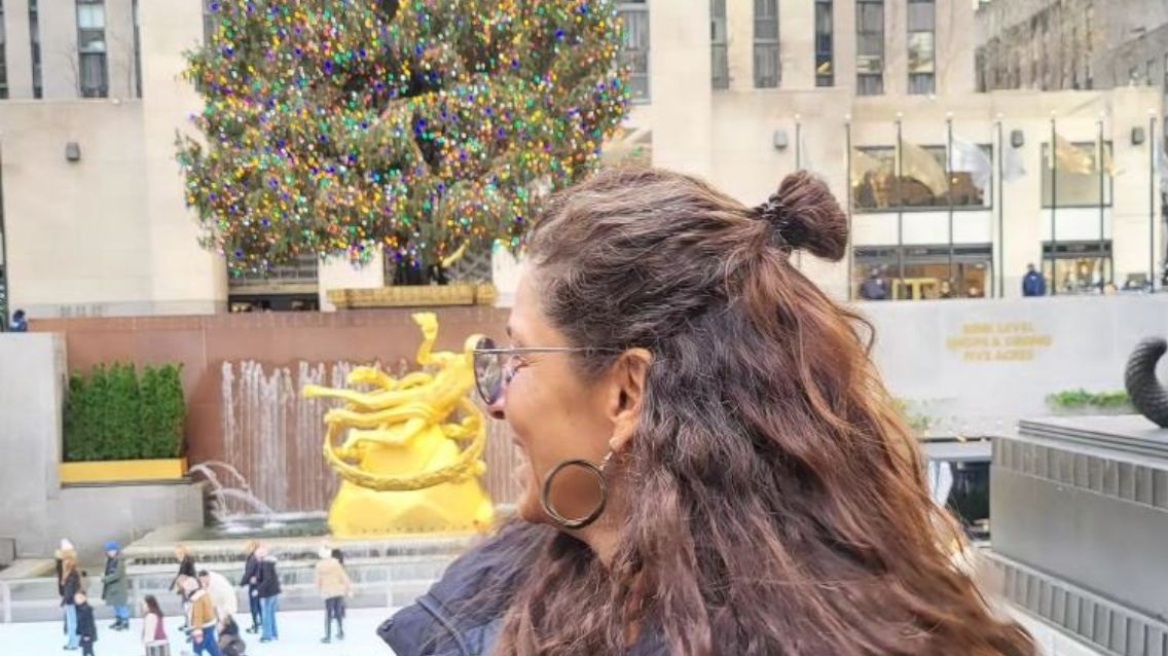 Πόπη Τσαπανίδου: Χριστούγεννα στη Νέα Υόρκη έκανε η δημοσιογράφος