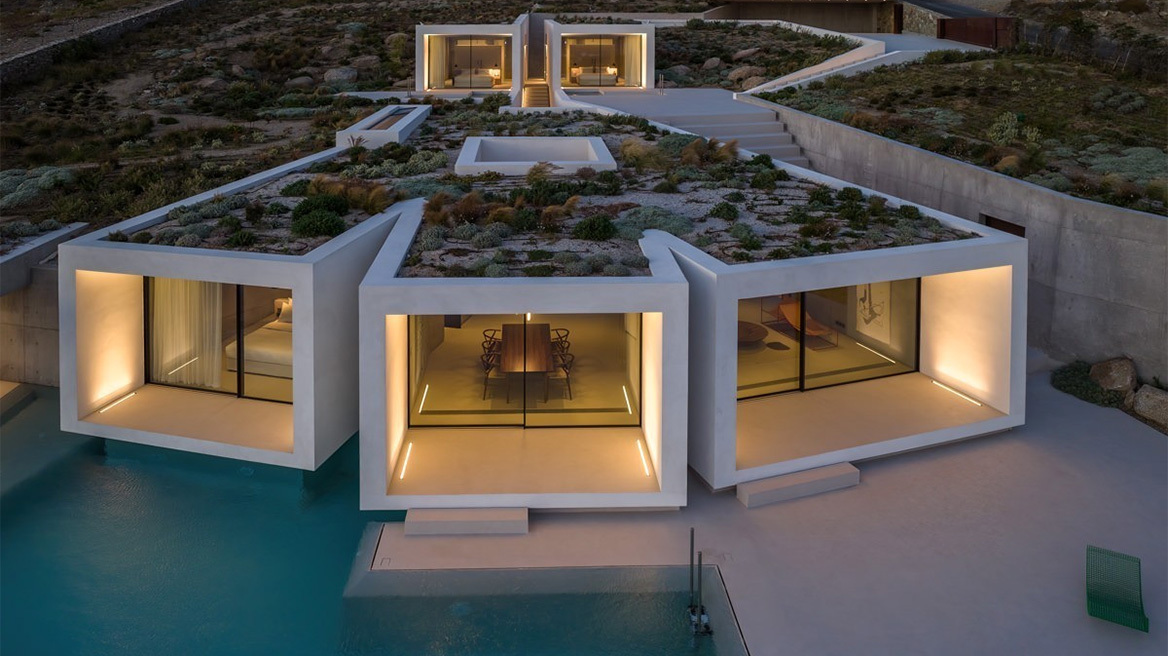 Μια νέα εντυπωσιακή κατοικία στη Μύκονο κερδίζει απανωτά βραβεία