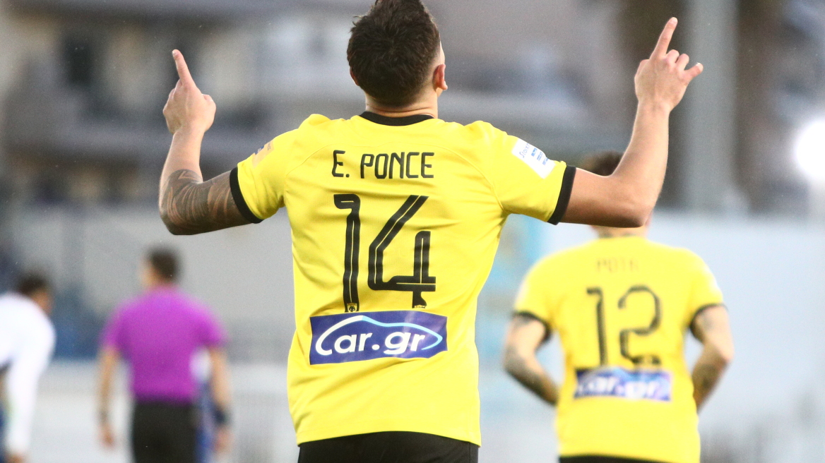 Stoiximan Super League 1, Ατρόμητος - ΑΕΚ 0-5: Τον «διέσυρε» με χατ - τρικ του Πόνσε - Δείτε τα γκολ 