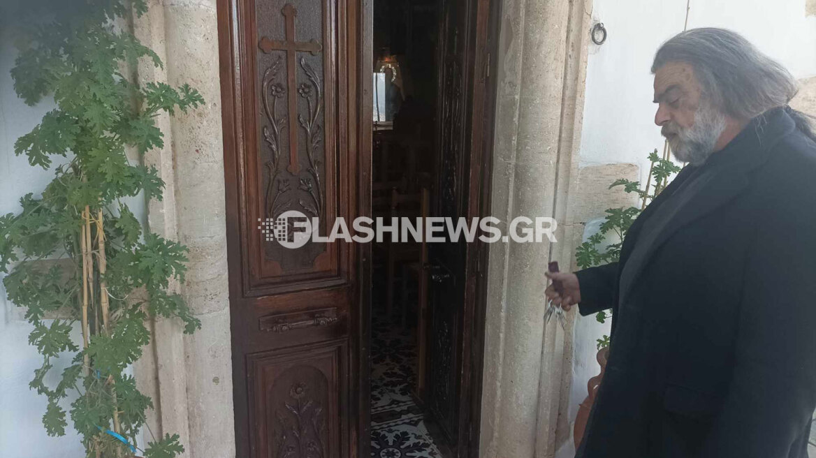 Άγνωστοι έσπασαν την πόρτα της εκκλησίας στους τάφους των Βενιζέλων – Τι λέει ο εφημέριος του ναού