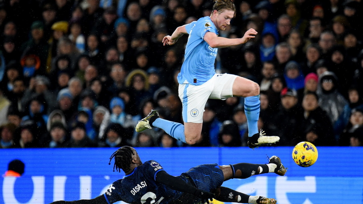 Ντε Μπρόινε: Πρώτος σε ασίστ στη Σίτι με μόλις 12 παιχνίδια στη σεζόν