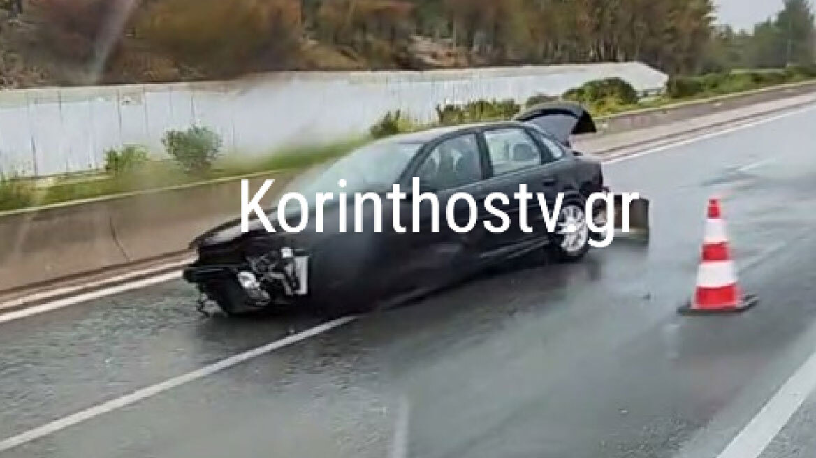 Τροχαίο στην Αθηνών-Κορίνθου στο ύψος της Κινέτας - Μεγάλο μποτιλιάρισμα 