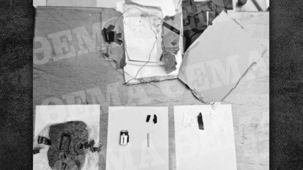 Θεσσαλονίκη: Νέες εικόνες για τον φάκελο-βόμβα που εντοπίστηκε στα δικαστήρια 