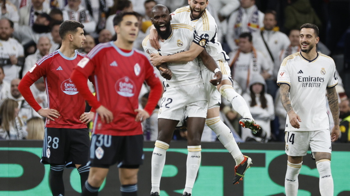 La Liga,  Ρεάλ Μαδρίτης -  Θέλτα 4-0: Τεσσάρα και ξανά στο +7 - Δείτε τα γκολ 
