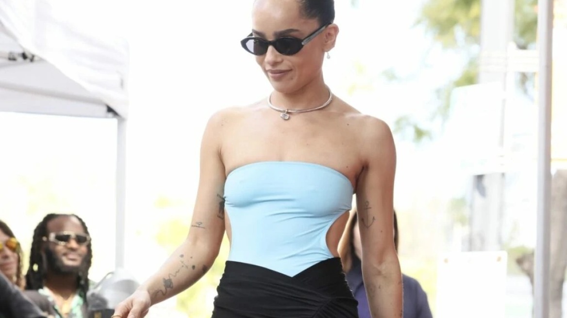 Πώς να φορέσετε μια ντραπέ pencil φούστα σύμφωνα με την Ζόι Κράβιτζ