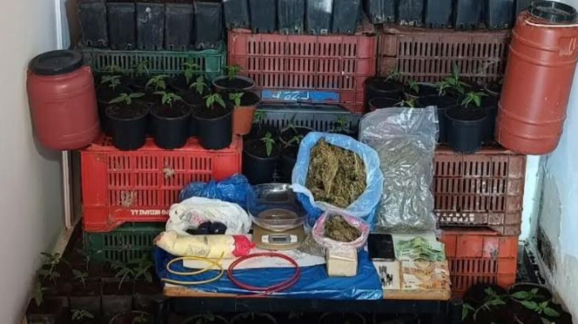 Βρήκαν εκρηκτικά στο σπίτι χασισοκαλλιεργητή στο Ρέθυμνο