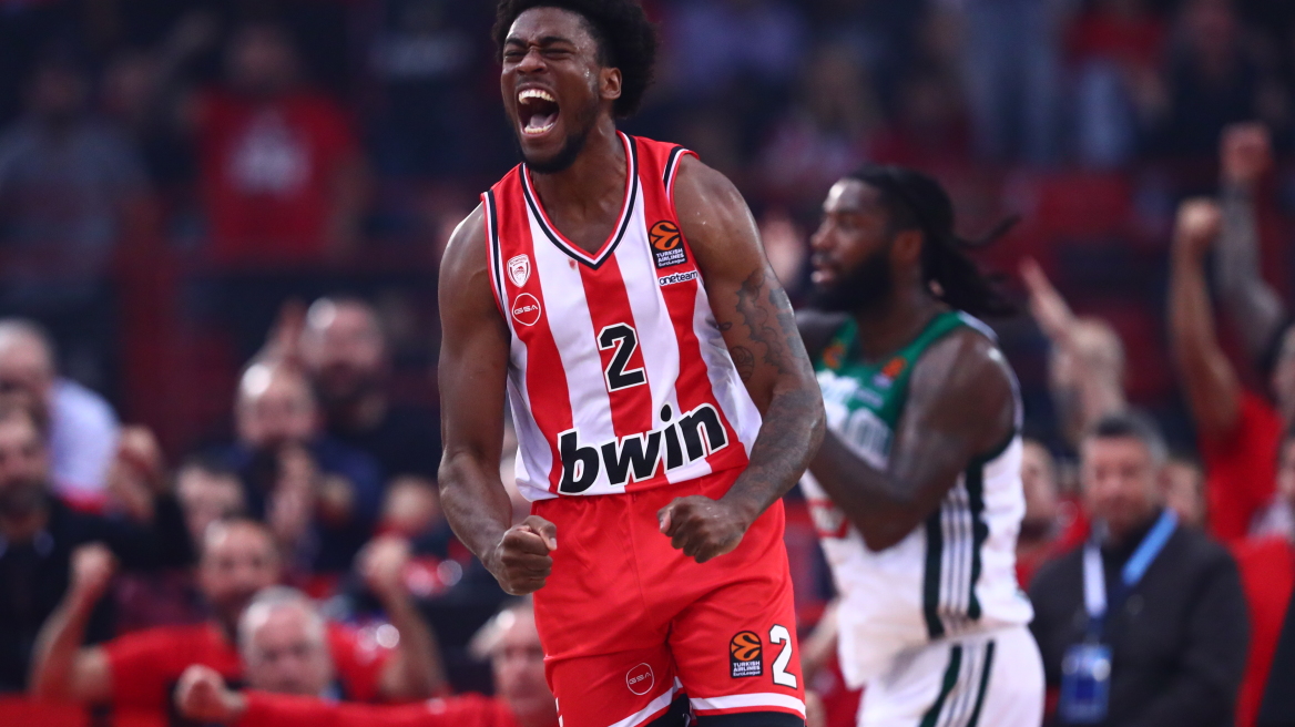 Euroleague, Ολυμπιακός-Παναθηναϊκός AKTOR 71-65: Αφεντικό και στο ΣΕΦ με ήρωα τον Ράιτ - Βίντεο 