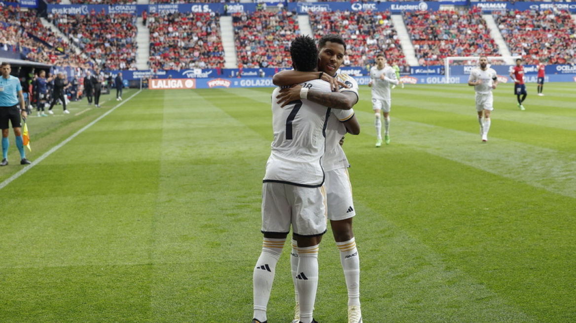 La Liga, Οσασούνα – Ρεάλ Μαδρίτης 2-4: Καλπάζει για το 36ο πρωτάθλημα - Δείτε τα γκολ 