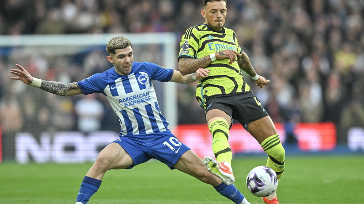 Premier League, Μπράιτον - Άρσεναλ 0-3: Τριάρα και επιστροφή στην κορυφή - Δείτε τα γκολ 