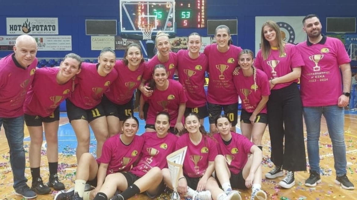 Αήττητος πρωταθλητής Α’ Γυναικών ΕΣΚΑ ο Άρης Χολαργού – Πανηγυρίζει την άνοδο στην Α2 Εθνική