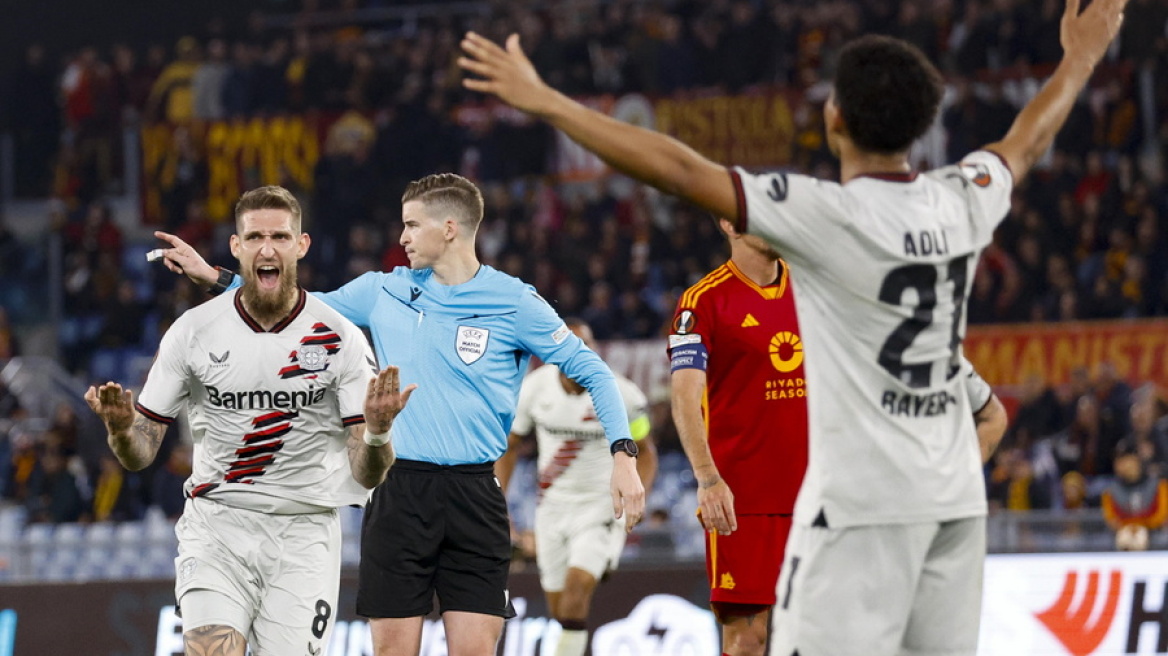 Europa League: Η Λεβερκούζεν άλωσε τη Ρώμη (2-0), όρθια στη Μασσαλία η Αταλάντα (1-1)