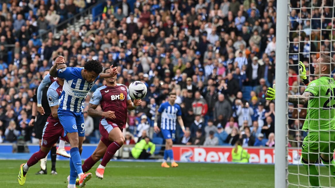 Ήττα για την Άστον Βίλα πριν τη ρεβάνς με τον Ολυμπιακό, 1-0 από τη Μπράιτον - Δείτε το γκολ