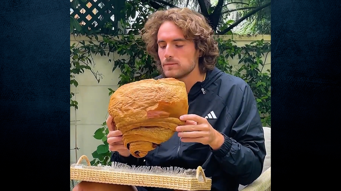 Στέφανος Τσιτσιπάς: Αποκάλυψε τι τρώει για πρωϊνό πριν τους αγώνες του στο Roland Garros - Βίντεο 