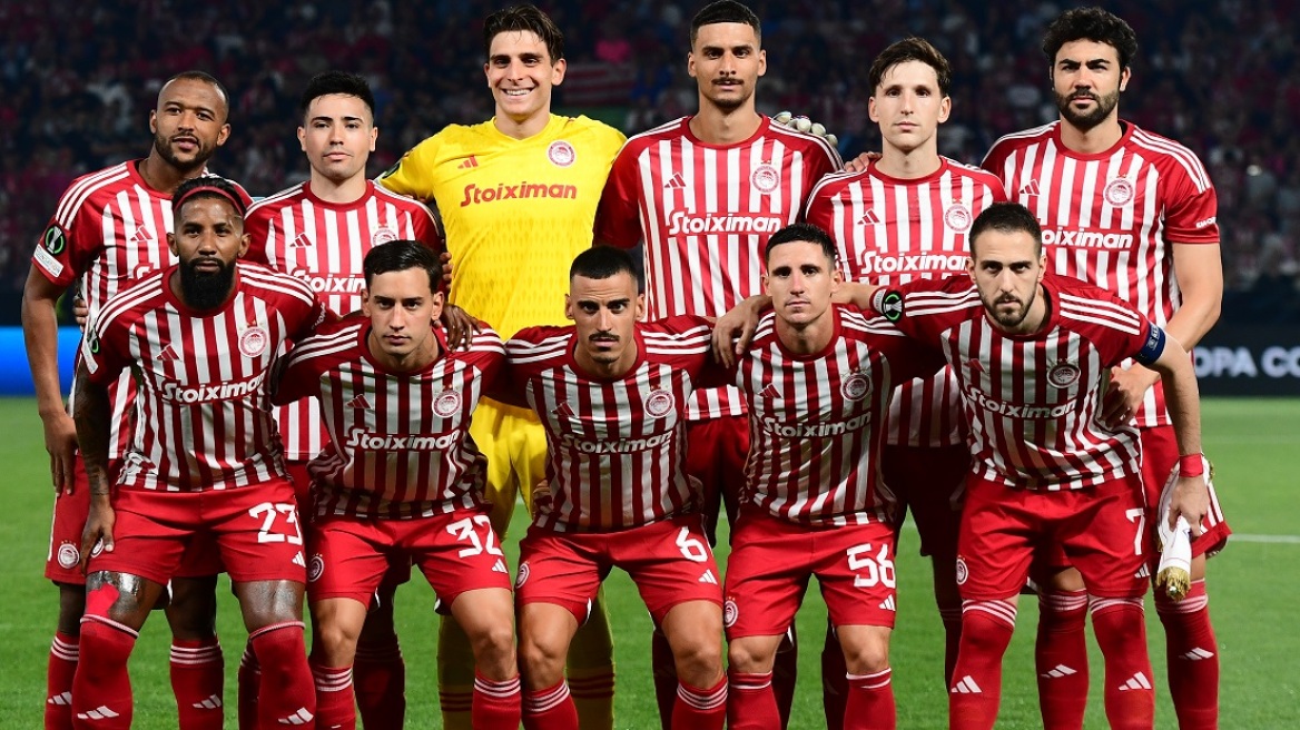 Τελικός Conference League: Η ενδεκάδα του Ολυμπιακού