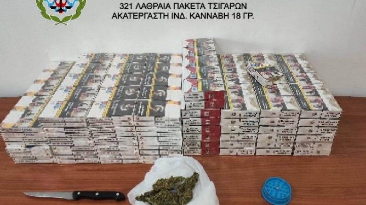 Κρήτη: 21χρονος κυκλοφορούσε με εκατοντάδες λαθραία τσιγάρα