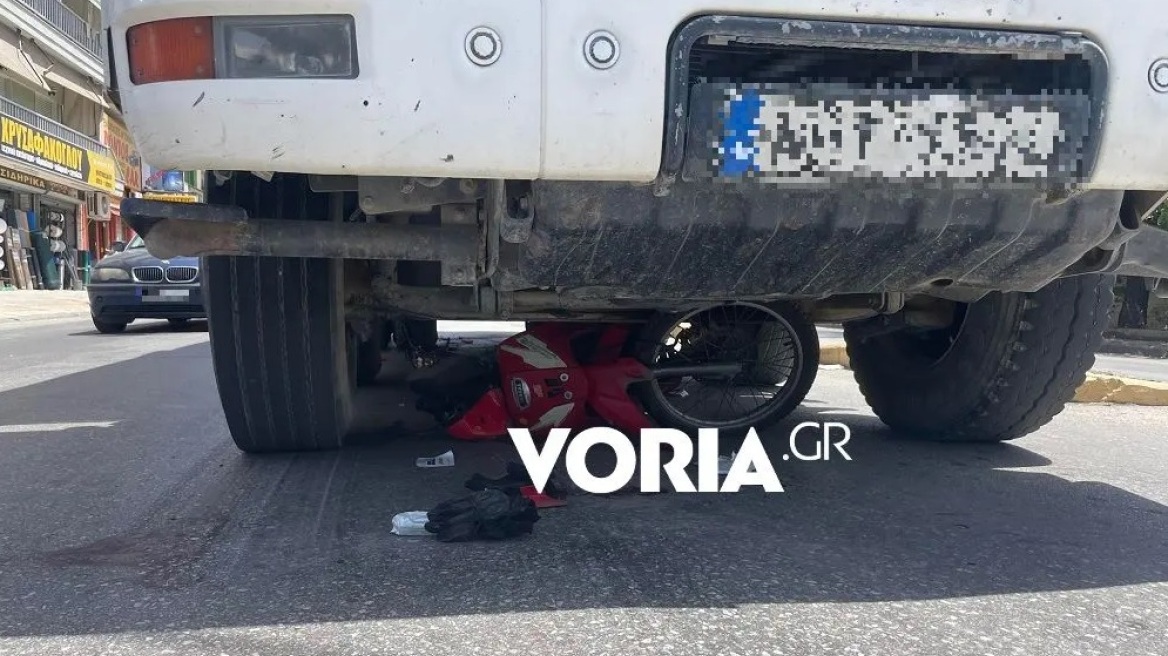 Θεσσαλονίκη: Κατέληξε η 60χρονη που παρασύρθηκε από φορτηγό με το μηχανάκι της