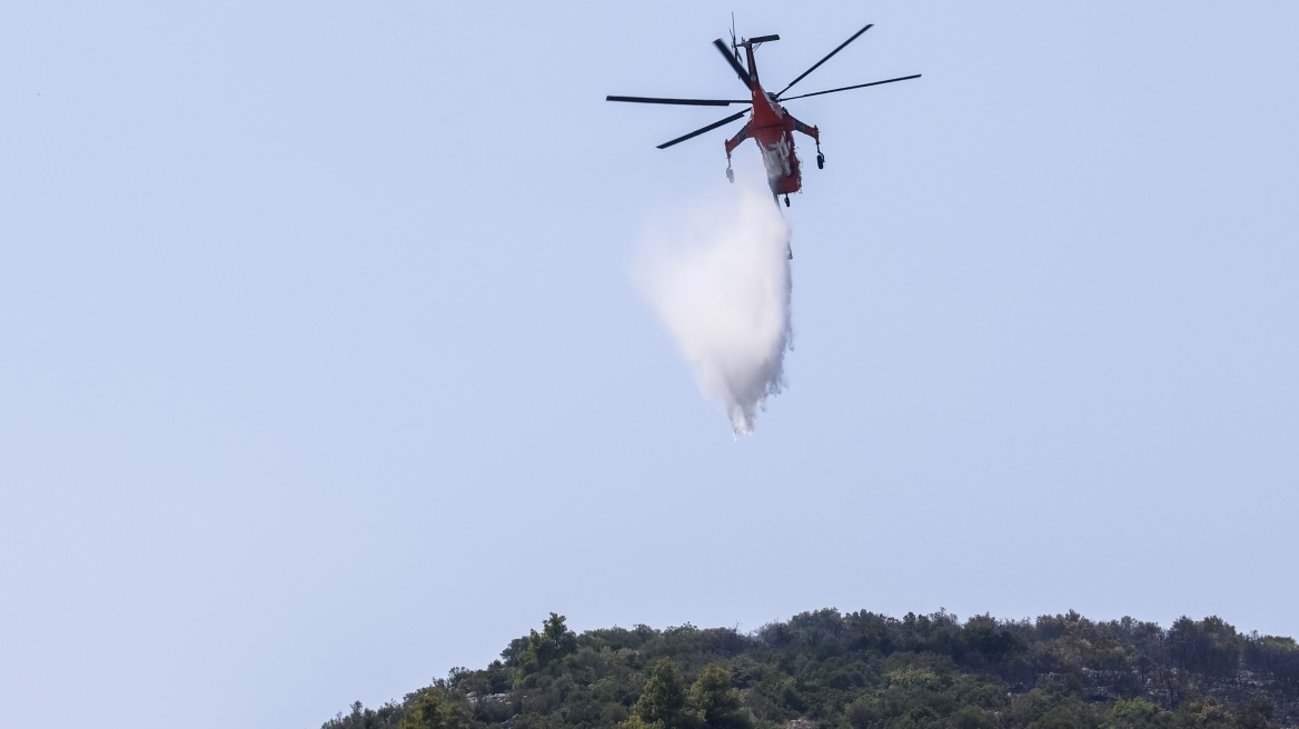 Φωτιά στη Νάξο: Οριοθετήθηκε το μέτωπο - Εκδόθηκε 112 για απομάκρυνση