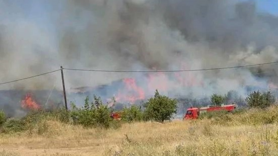 Φωτιά στην Ξυλαγανή Ροδόπης: Οριοθετήθηκε το μέτωπο