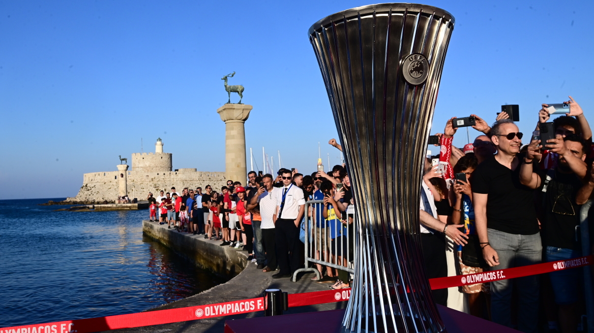 Ολυμπιακός: Στη Ρόδο τα ευρωπαϊκά τρόπαια - Βίντεο, φωτογραφίες 