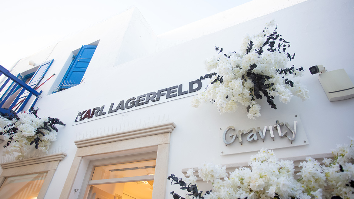 Karl Lagerfeld Mykonos pop up store: A Myconian Night