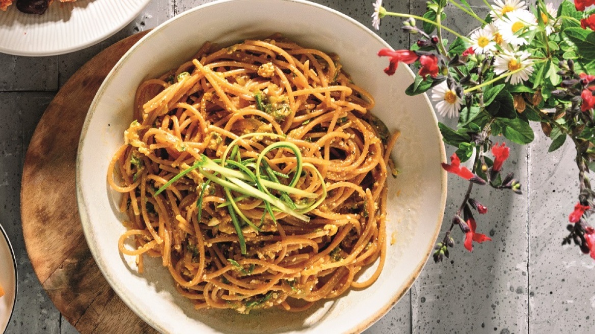 Η καρμπονάρα αλλιώς, στη χορτοφαγική της εκδοχή