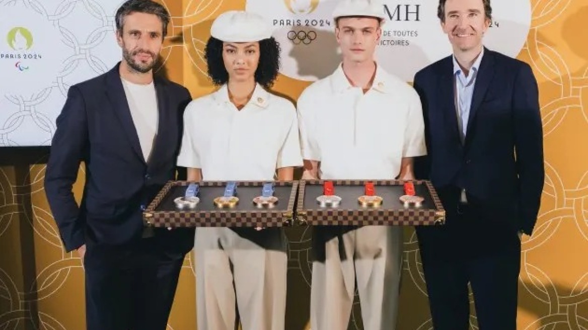 Τα Ολυμπιακά μετάλλια του Παρισιού θα μεταφερθούν μέσα σε δίσκους Louis Vuitton